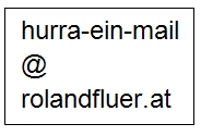 Kontakt-Mailadresse als Bild