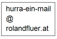 Kontakt-Mailadresse als Bild